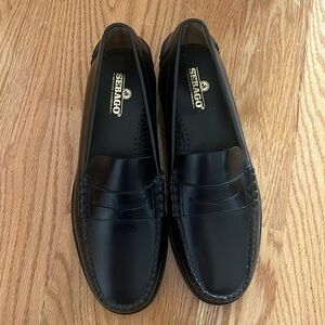 Sebago- black leather loafer